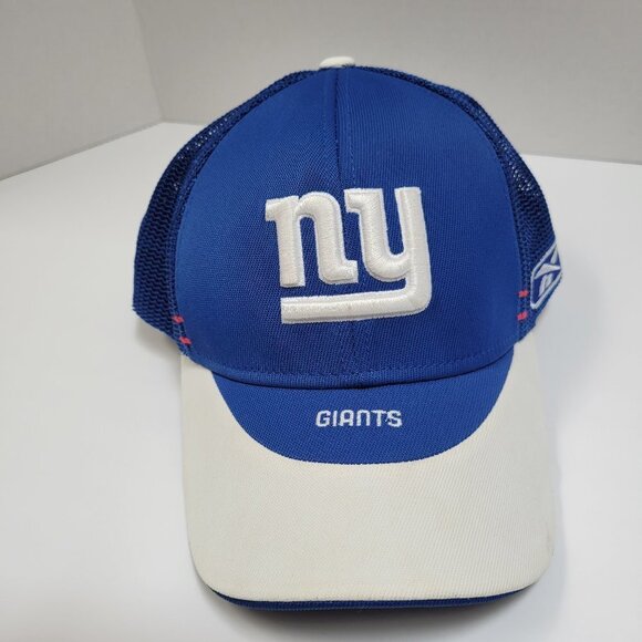 NEW YORK GIANTS NFL EQUIPMENT REEBOK Flex Fit Hat - Picture 1 of 6